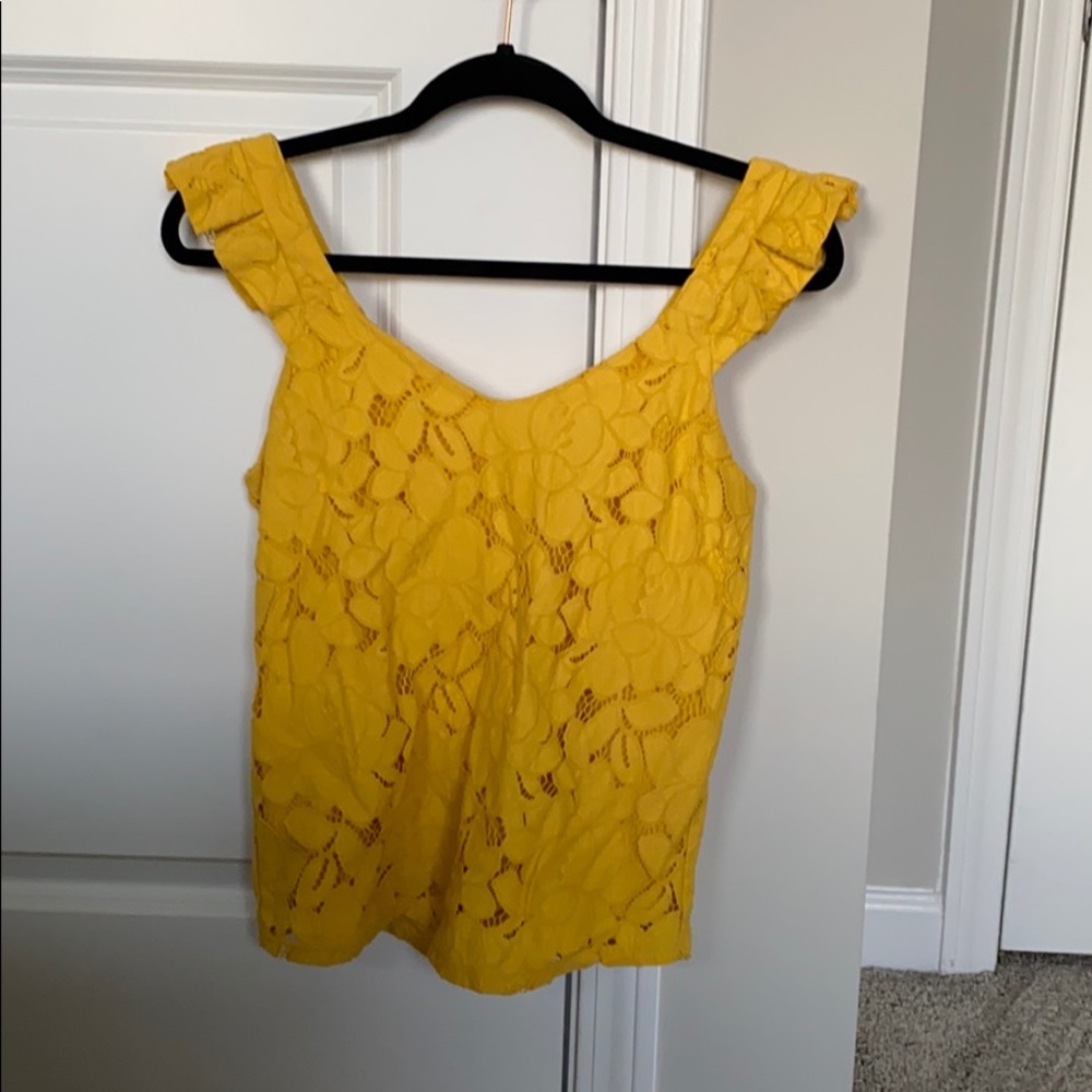 Off the shoulder floral pattern shirt